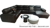 Sofa Chữ U Da Bò Ý 854T