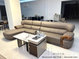 Sofa Gỗ Mun Bọc Da Nhập Khẩu 1052T