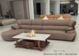 Sofa Gỗ Mun Góc L Nhập Khẩu 1107T