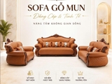 Sofa Gỗ Mun Phòng Khách 1185T