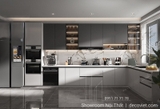 Tủ Bếp Chữ L Giá Rẻ 446T