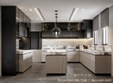 Tủ Bếp Chữ U Hiện Đại 438T