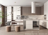 Tủ Bếp Gỗ Công Nghiệp 411T
