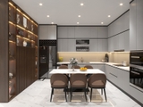 Tủ Bếp Gỗ Giá Rẻ 425T