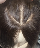 6225 TÓC THẬT DỆT KIM MÓC LƯỚI TRÁN 30CM