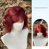 2244 BỘ XÙ HIPPIE MÁI THƯA ĐỎ COLA