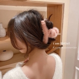 Kẹp Tóc Càng Cua Lớn Lông Mịn 01