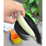 MÁI 3D TÓC THẬT BĂNG ĐÔ XANH CỐM