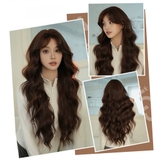 2955 SIÊU DA LƯỚI TRÁN XOĂN SÓNG MÁI BAY CHOCOLATE