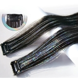 LIGHT TÓC MIX KIM TUYẾN BẠC 60CM