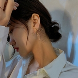 Bông Tai Dây Nơ Vàng 28