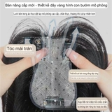 [MÁI BAY] MÁI THẬT 4D DÊT KIM THIÊN NGA TRẮNG SIZE 7X11/25CM