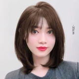 6224 TÓC THẬT RÃNH DA ĐẦU 35CM