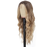 SDD06 XOĂN SÓNG DÀI ĐEN OMBRE XÁM KHÓI (LƯỚI TRÁN)