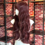 [DỆT KIM] CH2228 XOĂN SÓNG TẦNG 76CM ĐỎ CHERRY