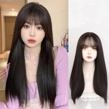 (DỆT KIM) DKL11 TÓC BỘ THẲNG DA ĐẦU LỚN