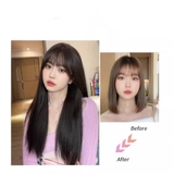(DỆT KIM) DKL11 TÓC BỘ THẲNG DA ĐẦU LỚN