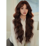 2955 SIÊU DA LƯỚI TRÁN XOĂN SÓNG MÁI BAY CHOCOLATE