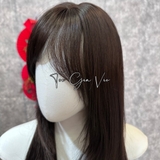 [DỆT KIM] 2840D THẲNG DÀI SOLE TẦNG MÁI BAY DA ĐẦU LỚN NÂU ĐEN