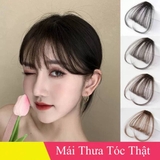 AS166L MÁI THƯA SIÊU MỎNG TÓC THẬT NÂU ĐEN