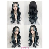 2875 BỘ XOĂN SÓNG ĐEN MÁI XANH