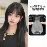 [MÁI THƯA] MÁI THẬT 4D DÊT KIM THIÊN NGA TRẮNG SIZE 7X11/25CM