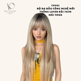 C0461 BỘ THẲNG MÀU GOLDEN SAND NHUỘM CHÂN (VÀNG CÁT)