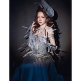 2663 BỘ XÙ SÓNG HIPPIE TRỤC NHỎ MÁI DÀI