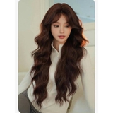 2955 SIÊU DA LƯỚI TRÁN XOĂN SÓNG MÁI BAY CHOCOLATE