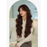 2955 SIÊU DA LƯỚI TRÁN XOĂN SÓNG MÁI BAY CHOCOLATE