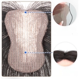 F520 MÁI DÁN VELCRO TÓC THẬT SIZE 8X11 (KHÔNG CẦN KẸP TÓC)