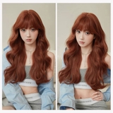 C0475 XOĂN SÓNG MÁI THƯA CAM GẠCH