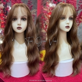 SD2098 BỘ SIÊU DA LƯỚI TRÁN XÙ SÓNG VÀNG TRÀ SỮA 74CM