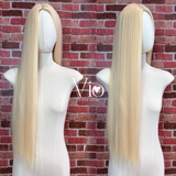 Z87007 MÀU BẠCH KIM- THẲNG SUÔNG MÁI DÀI 75CM