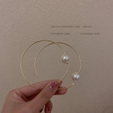 Bông Tai Khuyên Tròn To Ngọc Trai 64