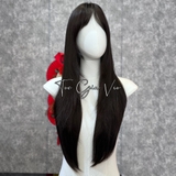 [DỆT KIM] 2840D THẲNG DÀI SOLE TẦNG MÁI BAY DA ĐẦU LỚN NÂU ĐEN