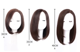 H6060 TÓC THẬT 2 MÁI CÚP 30CM