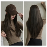 [DỆT KIM] 2840D THẲNG DÀI SOLE TẦNG MÁI BAY DA ĐẦU LỚN NÂU ĐEN