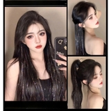 LIGHT TÓC MIX KIM TUYẾN BẠC 60CM