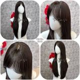 [DỆT KIM] 2840D THẲNG DÀI SOLE TẦNG MÁI BAY DA ĐẦU LỚN NÂU ĐEN