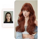 C0475 XOĂN SÓNG MÁI THƯA CAM GẠCH