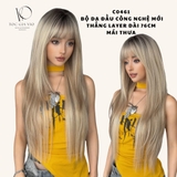 C0461 BỘ THẲNG MÀU GOLDEN SAND NHUỘM CHÂN (VÀNG CÁT)