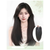 B128 MÁI HÓI LƯỚI T THẲNG MÁI BAY (ĐỈNH ĐẦU PHA TÓC THẬT)