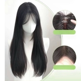 B128 MÁI HÓI LƯỚI T THẲNG MÁI BAY (ĐỈNH ĐẦU PHA TÓC THẬT)