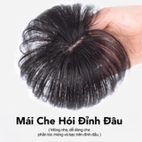 MÁI HÓI TÓC THẬT 9*9/15CM