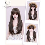 [DỆT KIM] MK08 BỘ THẲNG LAYER DÀI 60CM MÁI BAY