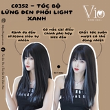 C0352 LỬNG ĐEN PHỐI LIGHT XANH