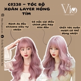 C0338 XOĂN LAYER HỒNG TÍM