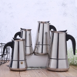 Bình Pha Cafe Moka Pot Kiểu Ý [ Dung Tích: 100ml & 200ml & 300ml & 450ml & 600ml ]