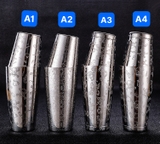 Boston Shaker Inox #304 Họa Tiết Hoa Văn [ Dung Tích : 500ml / 800ml ]